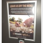 GO Vegan World Campaign in public displays around UK