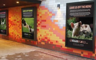 Go Vegan World - Poster from the Campaign