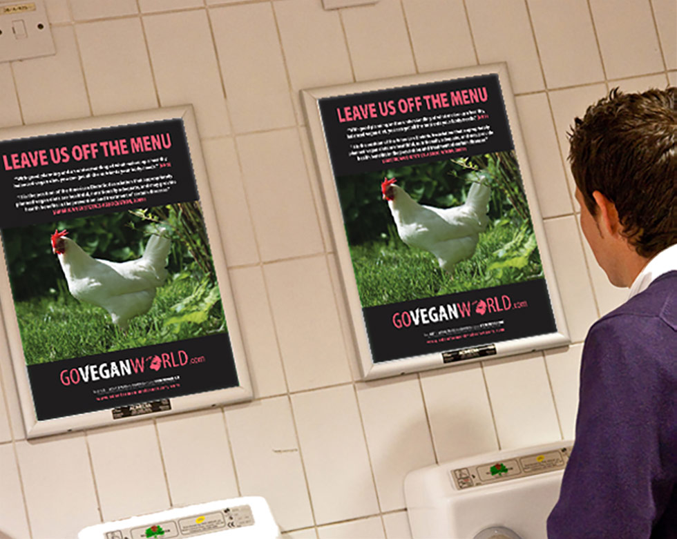 Go Vegan World Campaign has been nominated for an advertisement award