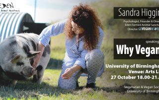 University of Birmingham - Why Vegan - Sandra higgins