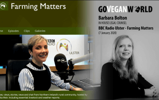 Should People Go Vegan? BBC Radio Ulster – Farming Matters 7 January 2020