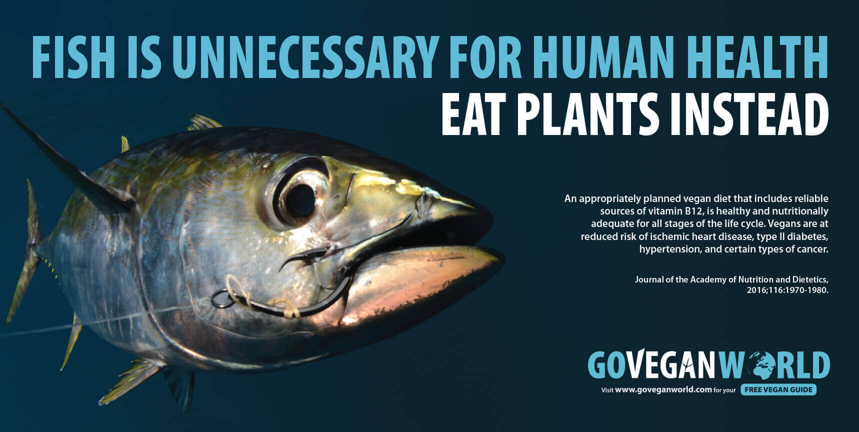 Fish is unnecessary for human health - eat plants instead