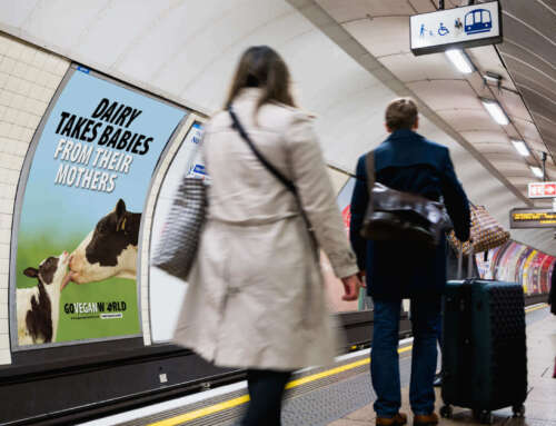 Go Vegan World launches Massive Campaign on the London Underground on Earth Day
